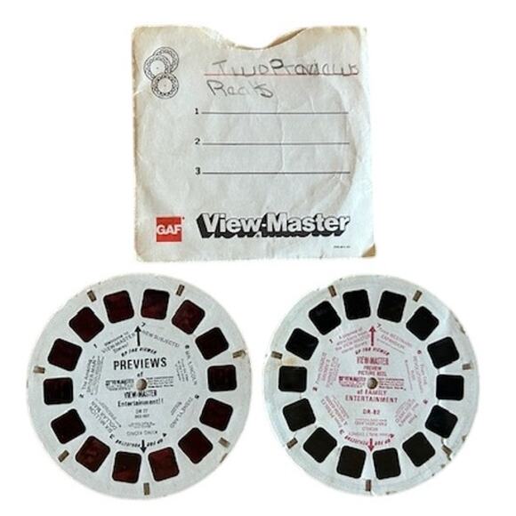 Vintage 1970s GAF View-Master Bundle – Red & Cream Viewers + 13 Reels - Picture 10 of 10